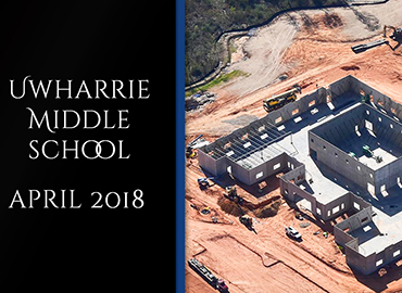 Uwharrie Middle School Contruction April