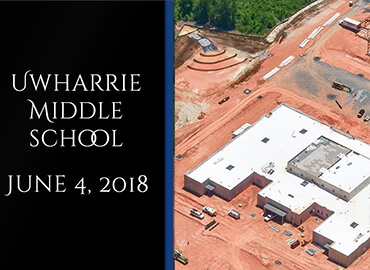 Uwharrie Middle School Contruction June